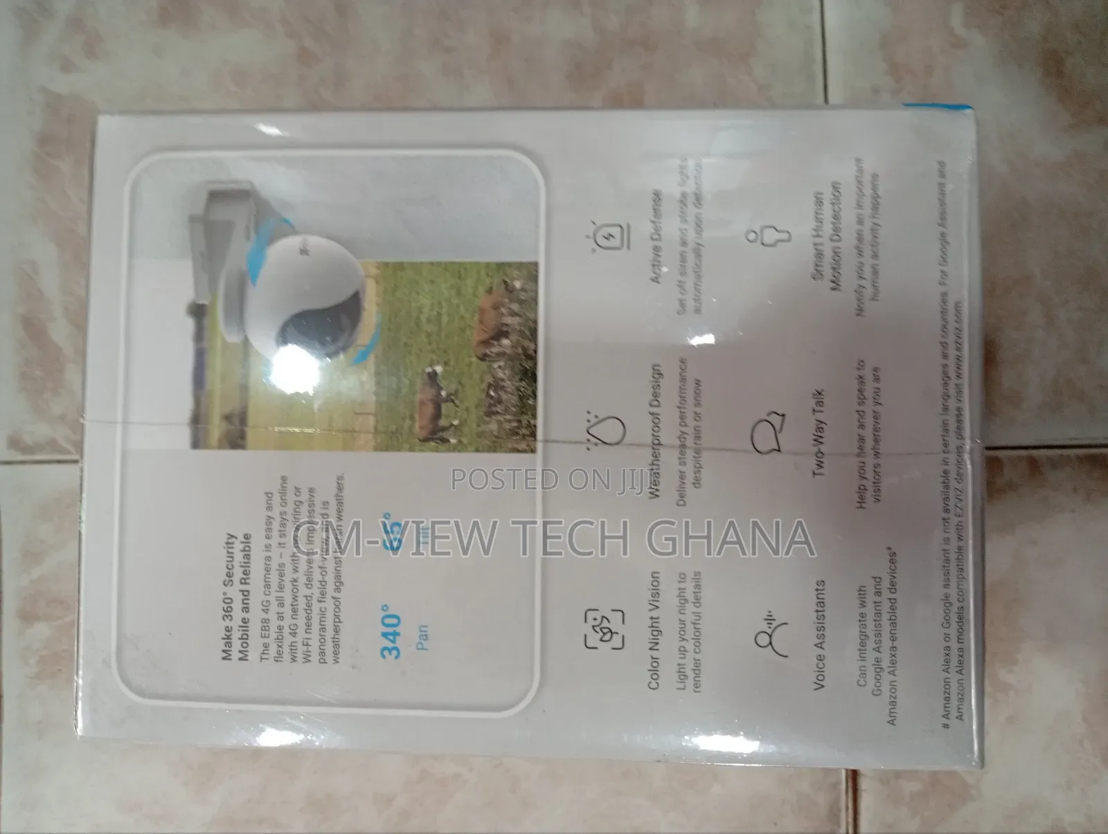 Ezviz Eb8-4g Smart Home Battery Powered Camera (Reachable)