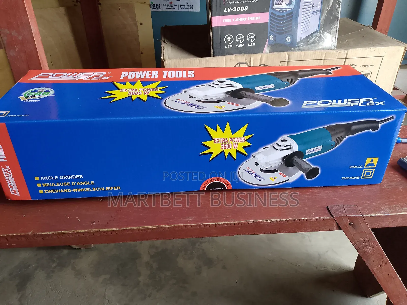 9" 2600w Powerflex Angle Grinder Machine Quality