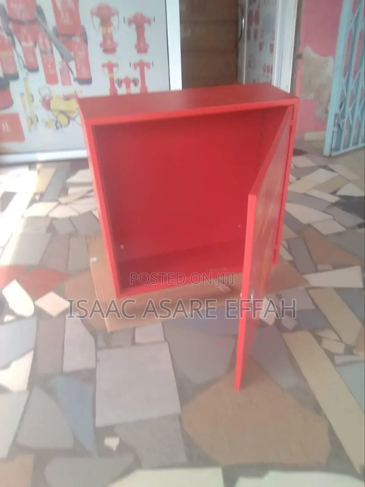 Empty Fire Hose Cabinet