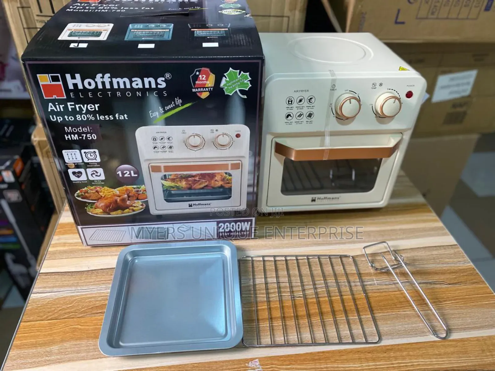 Multipurpose 12l Hoffmans Airfryer 2000w
