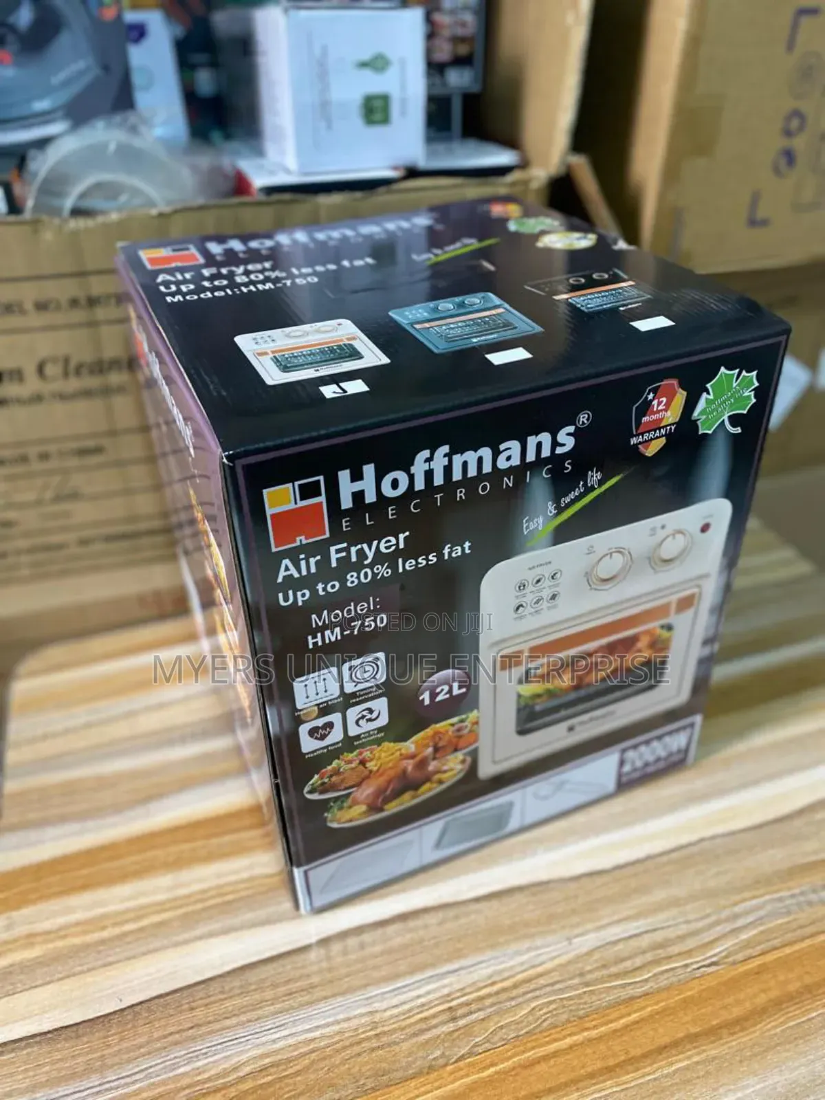 Hoffmans 12l Airfryer With Overheat Protection
