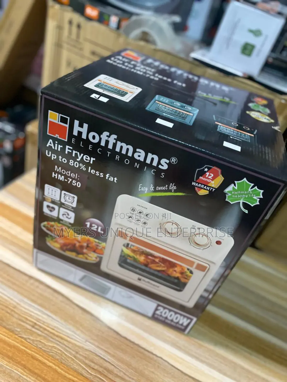 Hoffmans 12l Airfryer With Operation Light Indicator 2000w