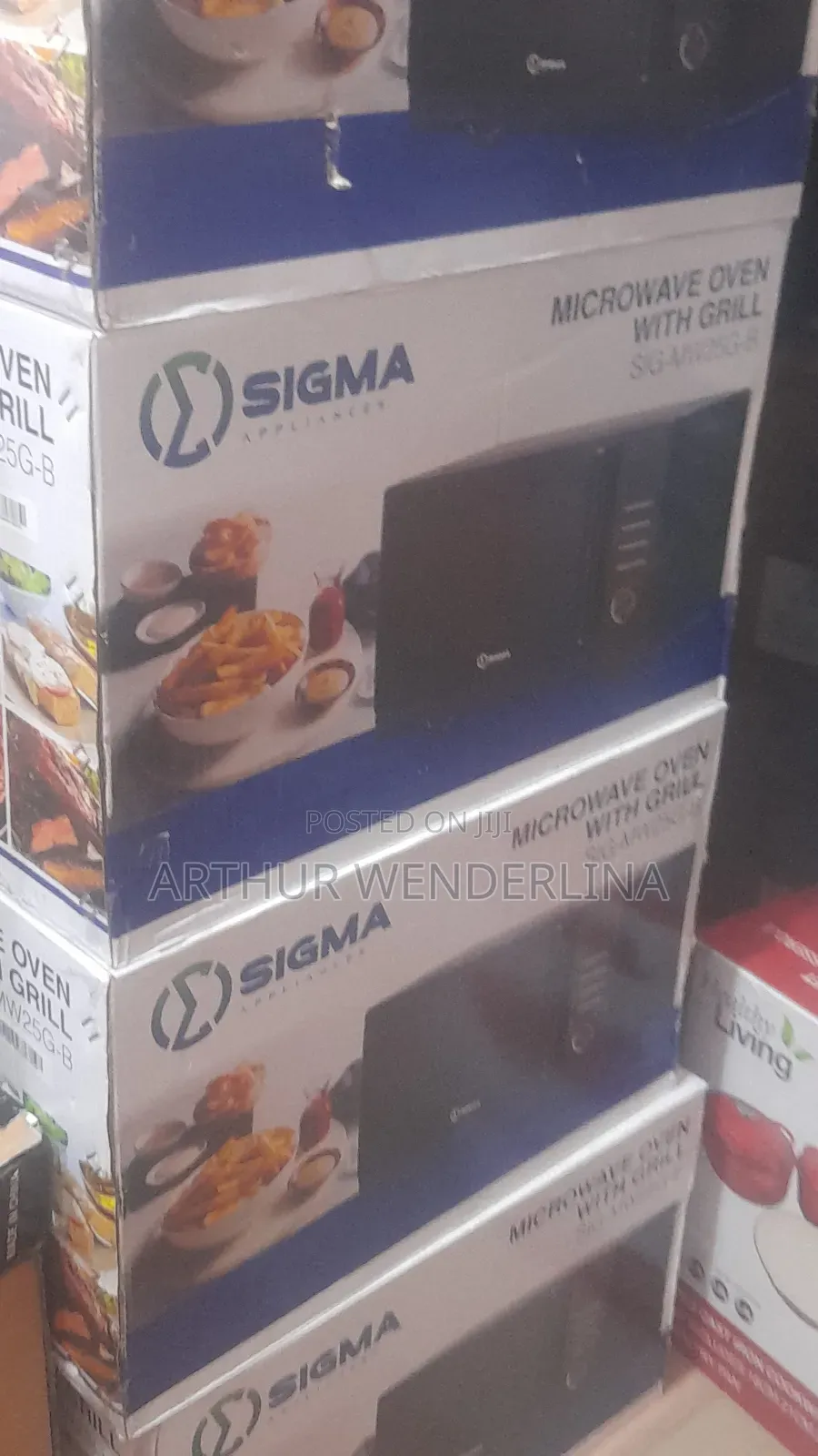 Sigma 25liters Microwave Oven Grill - Black 25liters