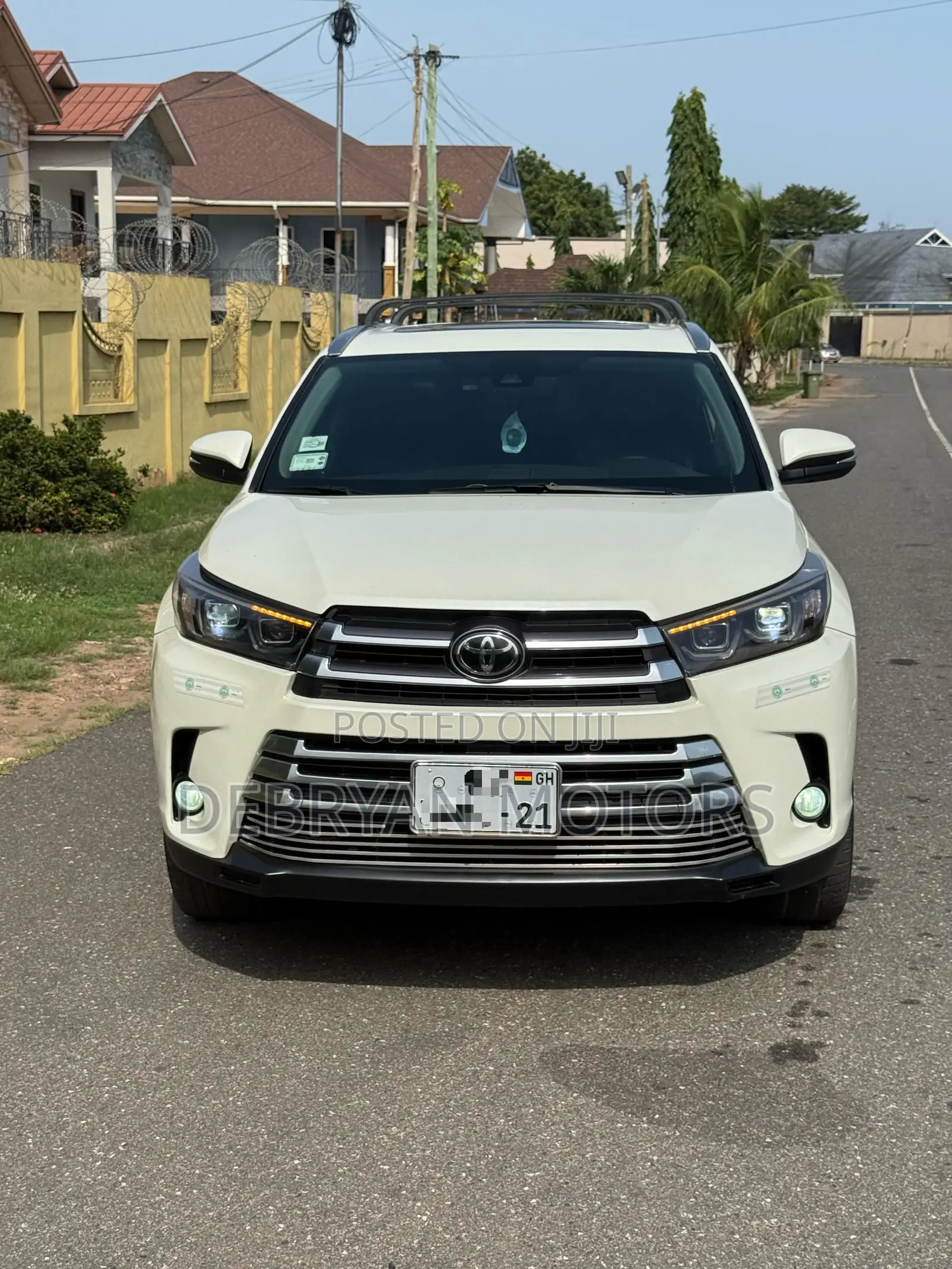 Toyota Highlander Limited 4x4 V6 (3.5L 6cyl 8A) 2017 White