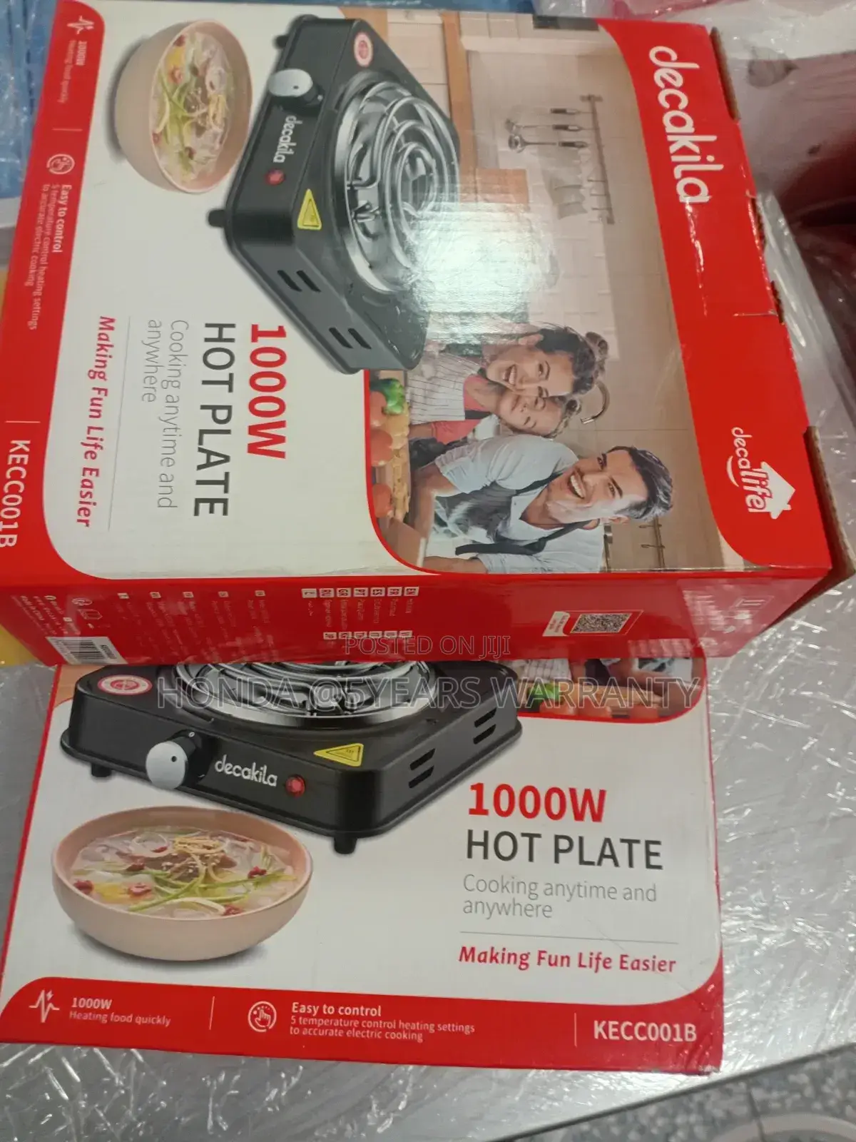 Ultimate Cooking Decakila 1000w Hot Plate
