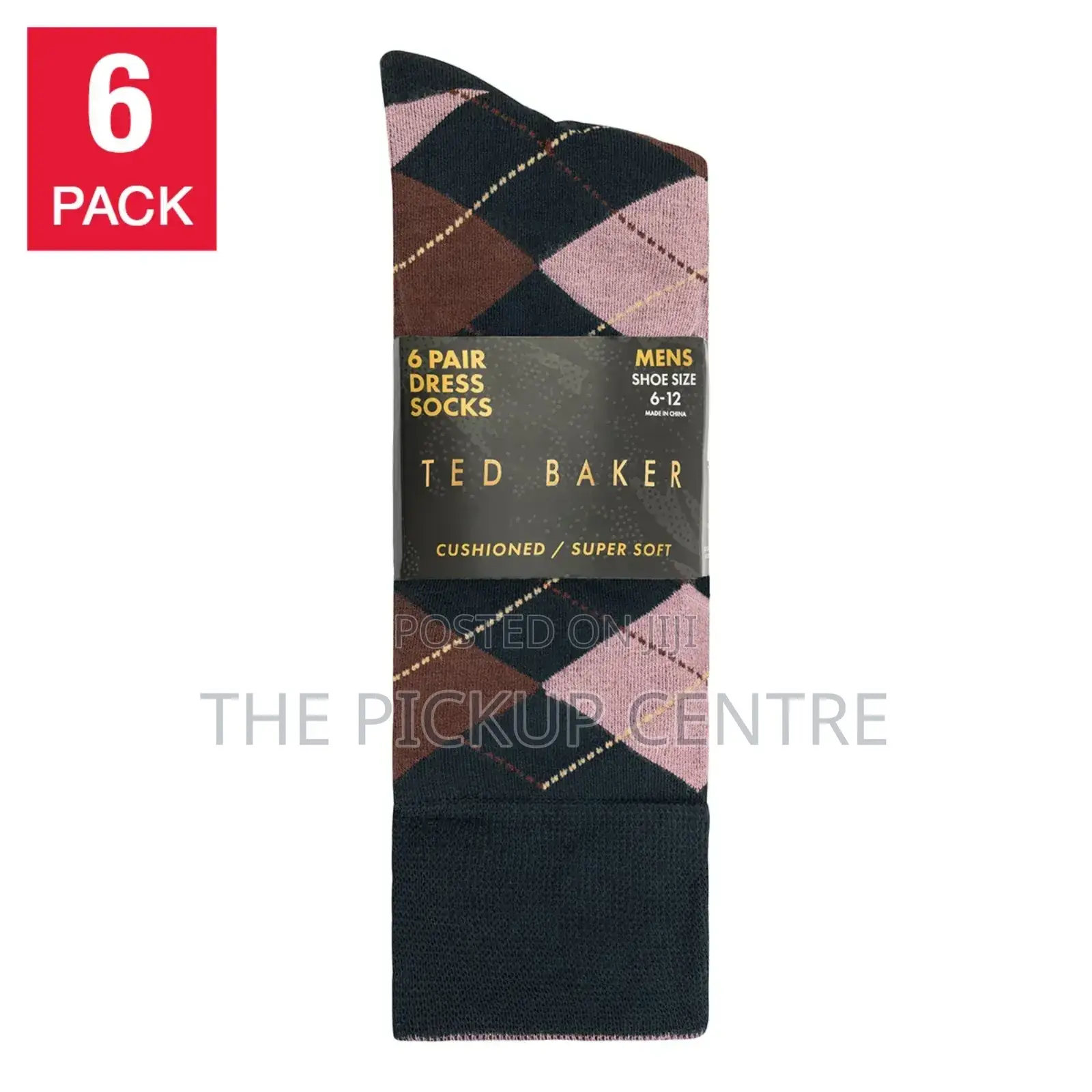 Ted Baker Men Dress Sock, 6-Pair