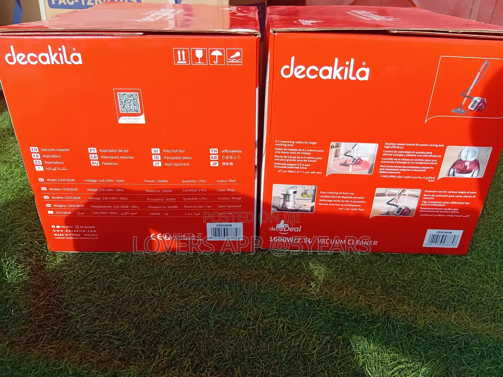 Claim Your Decakila 1600w/2.5l Vacuum Cleaner Decakila