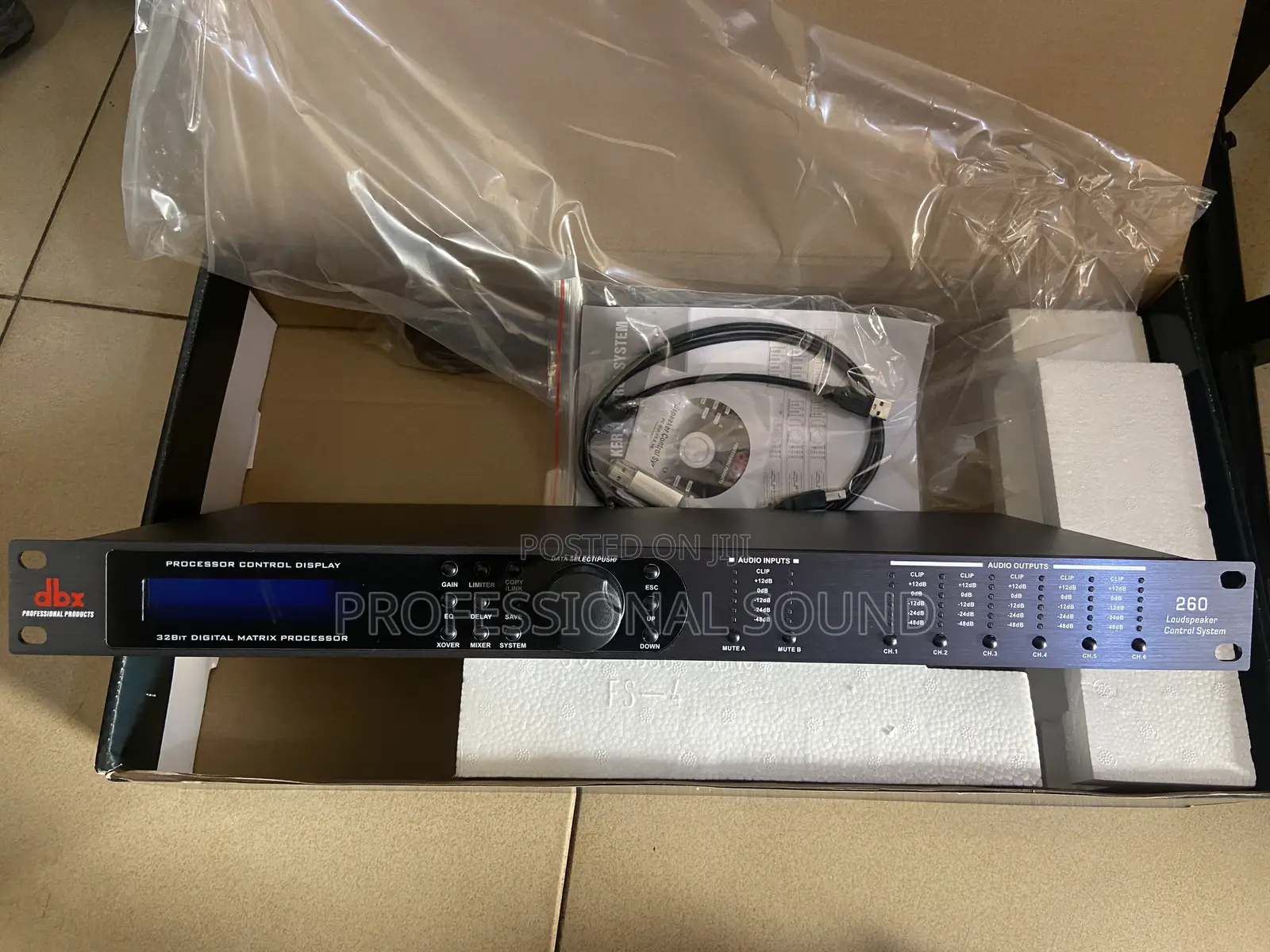 DBX Driverack 260 Loudspeaker Management System