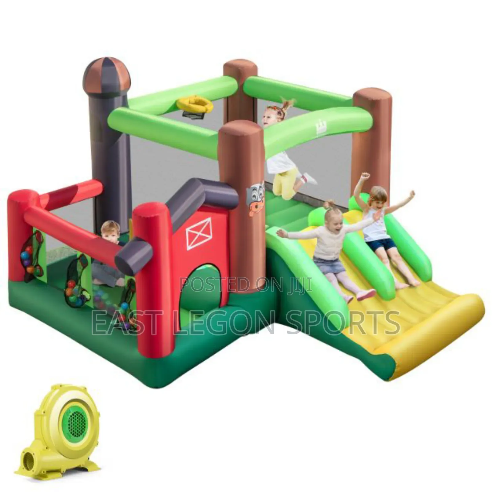 Bouncy Castle With Blower Pump 12ft X 5ft Trampoline 
Whatsa