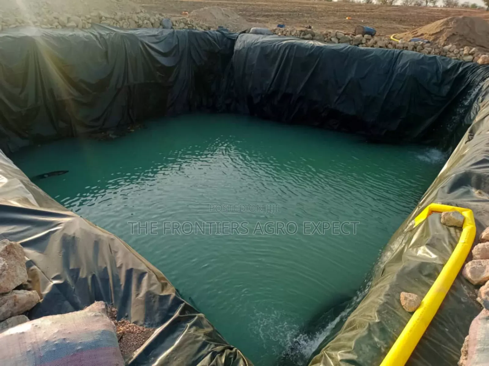 Dam With Hdpe Lining