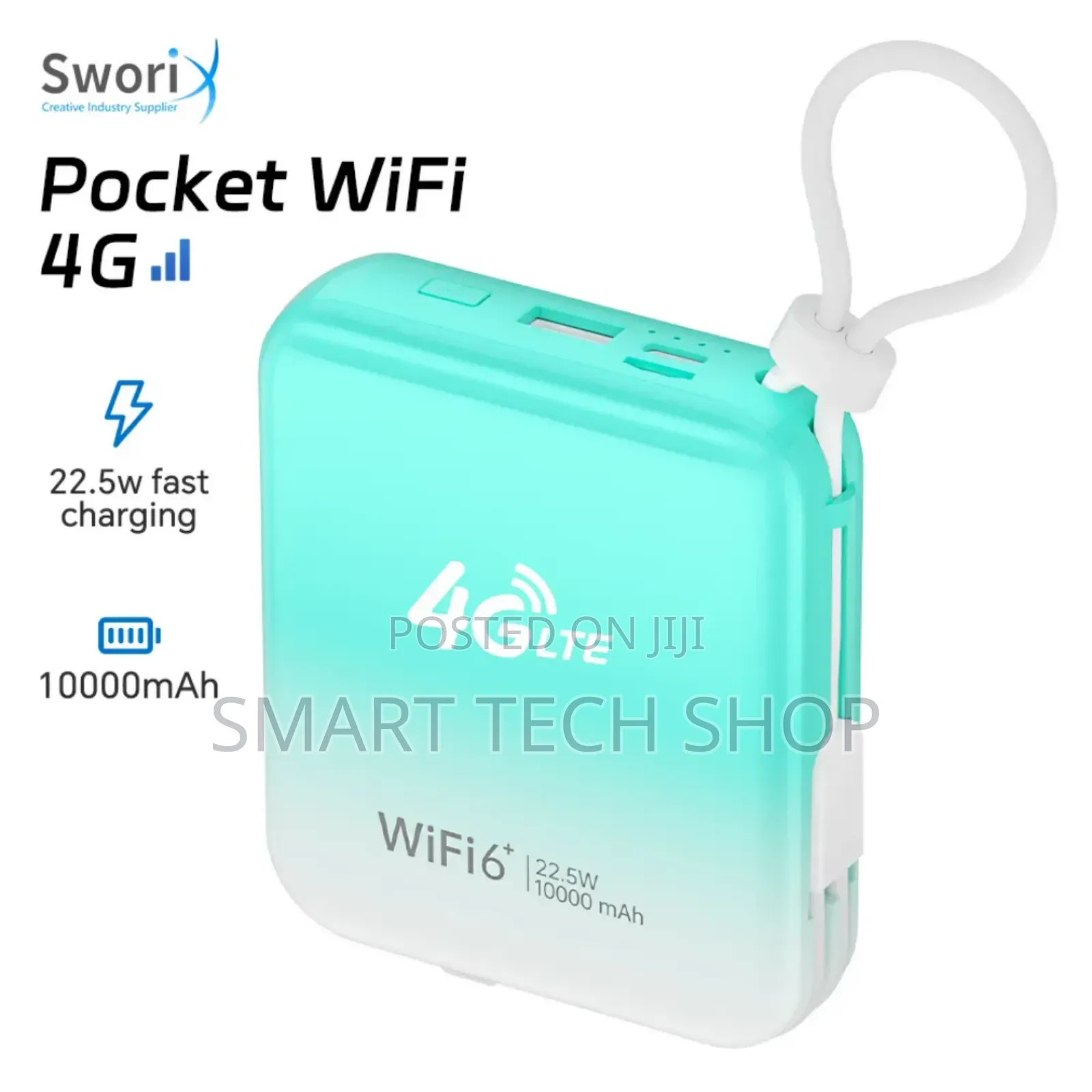 Wifi 6 Universal 4g Mifi 10000mah Fast Charger Power Bank