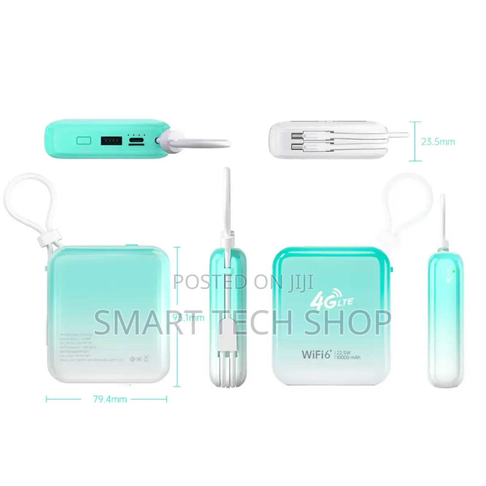 Wifi 6 Universal 4g Mifi 10000mah Fast Charger Power Bank