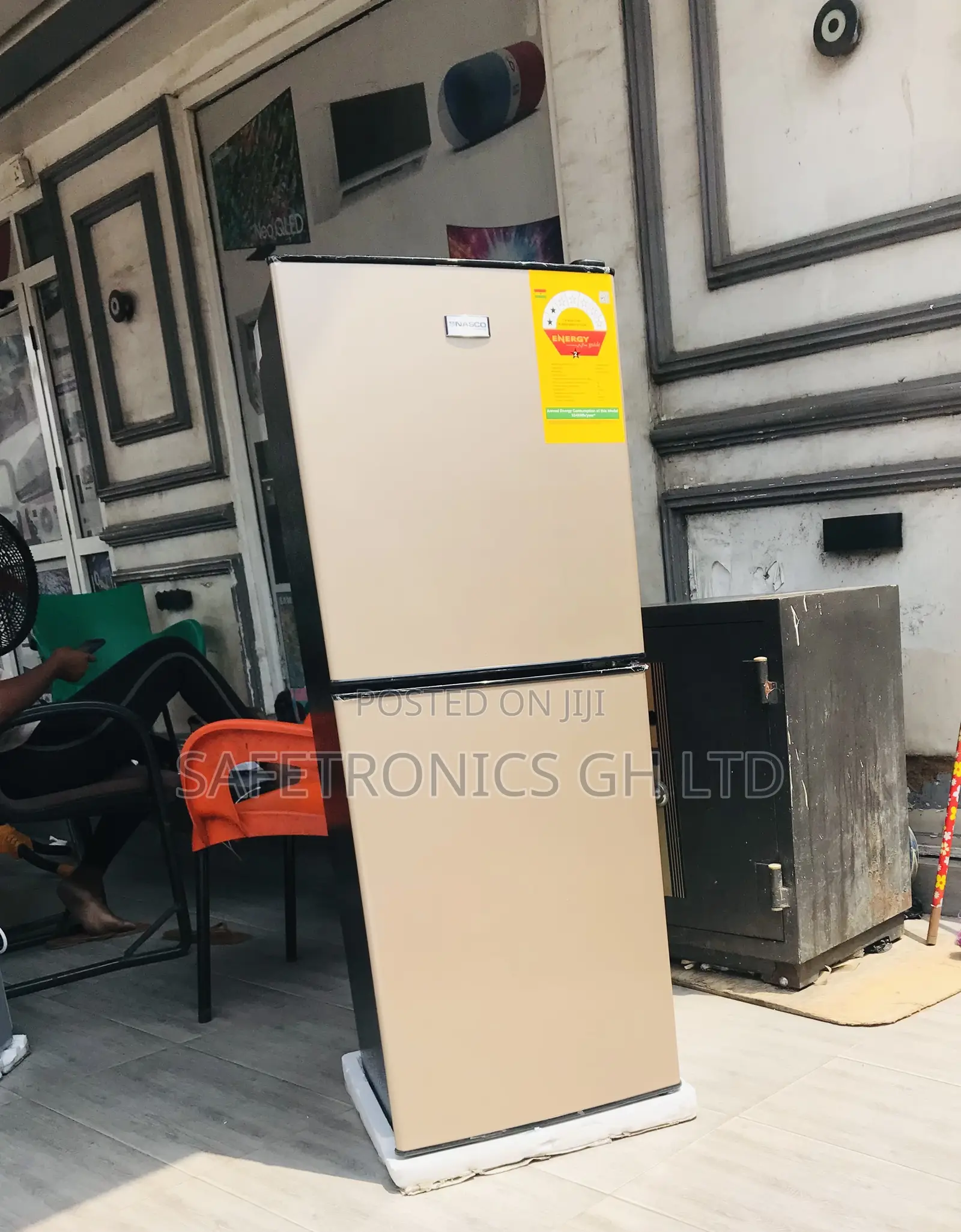 Adjustable Nasco Bottom Freezer Nas-18fl Doubledoor Fridge