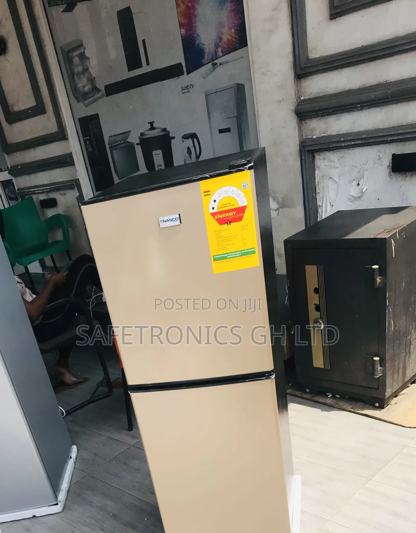 Lockable Nasco Gold Bottom Freezer Nas-18fl Fridge