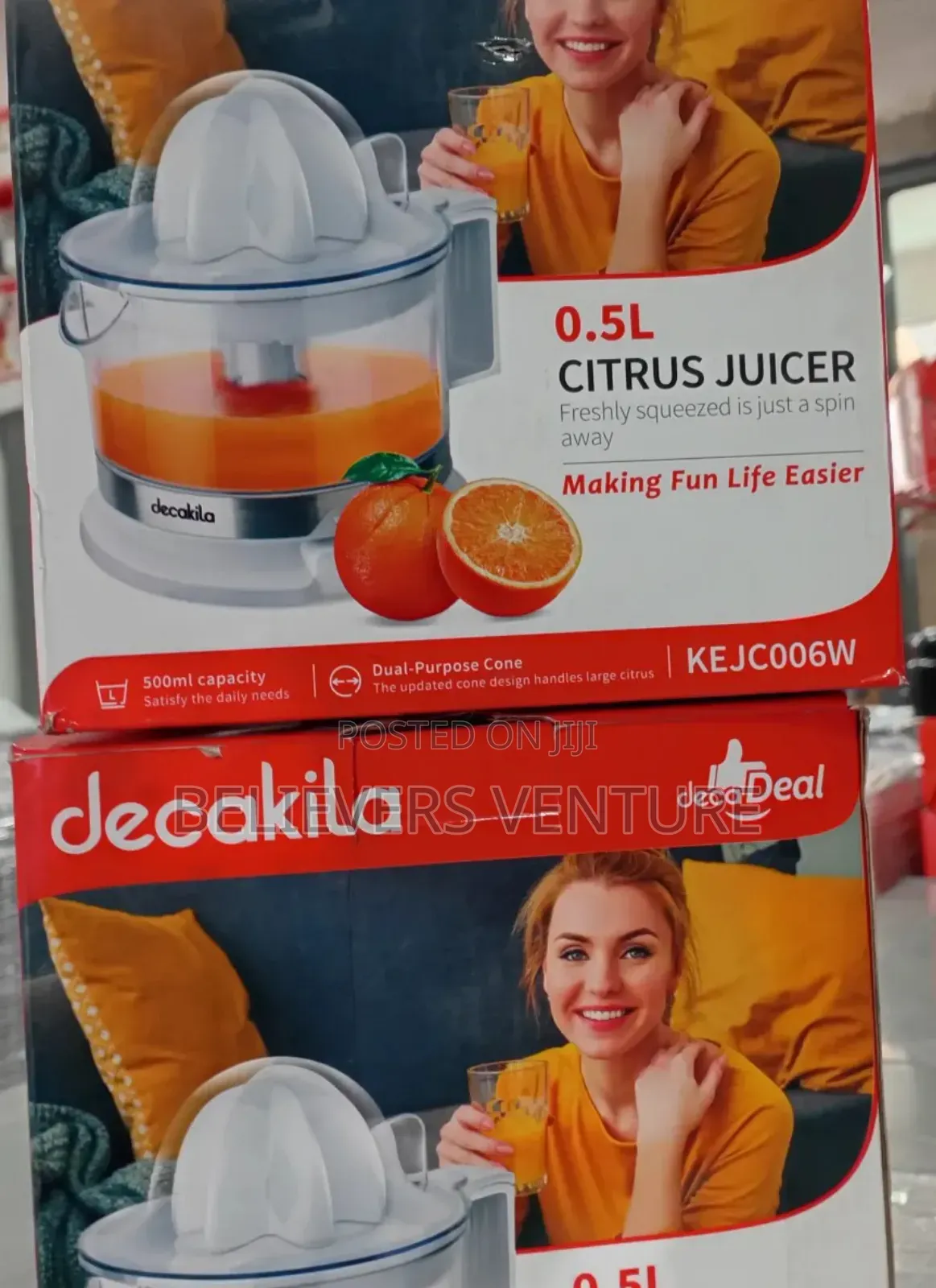 Long Lasting Decakila 0.5l Citrus Juicer Deca Citrus Juicer