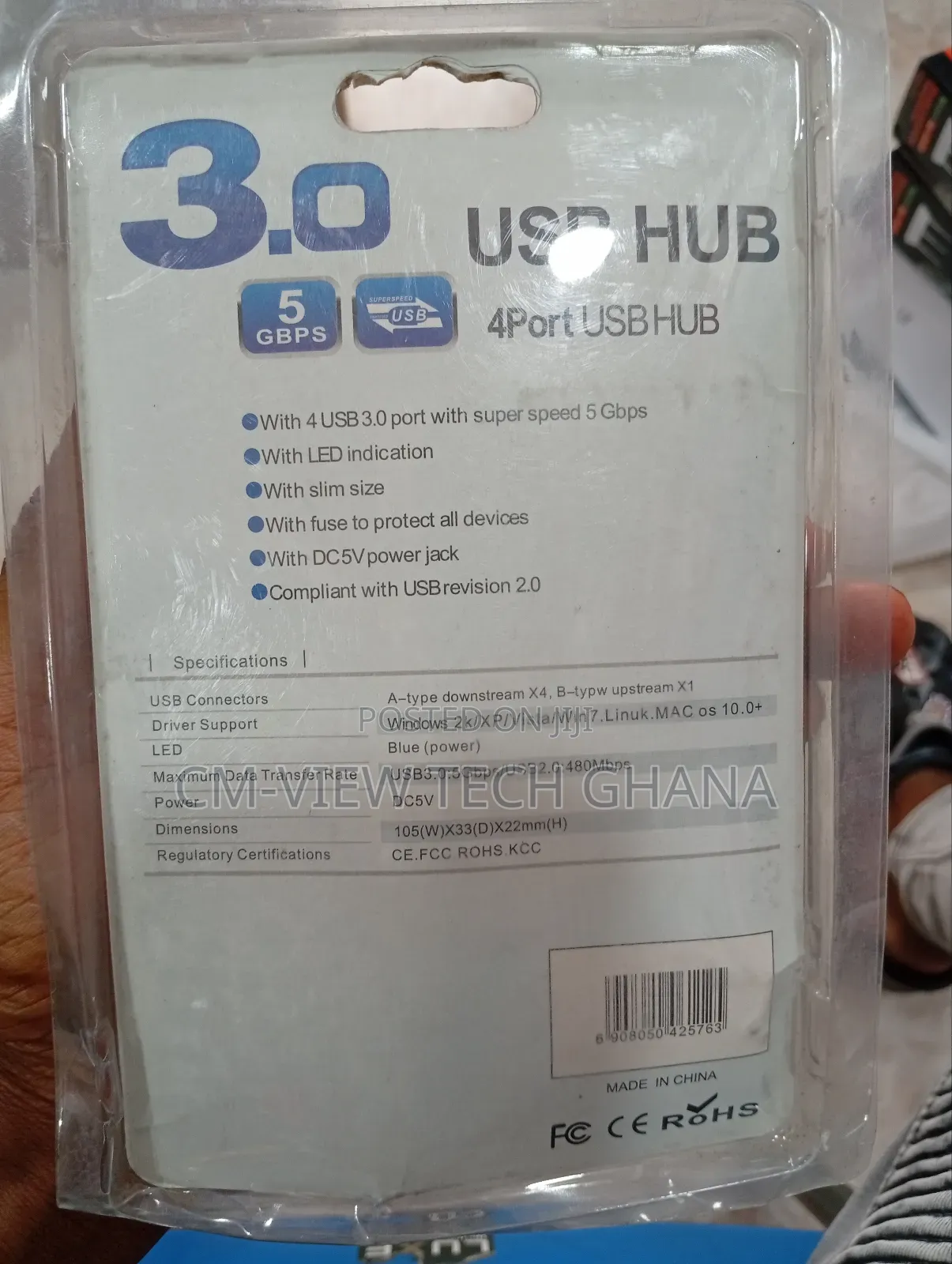 4port Usb Hub 3.0 Speed
