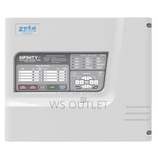 Infinity 4 Zone Conventional Zeta Fire Alarm Pan
