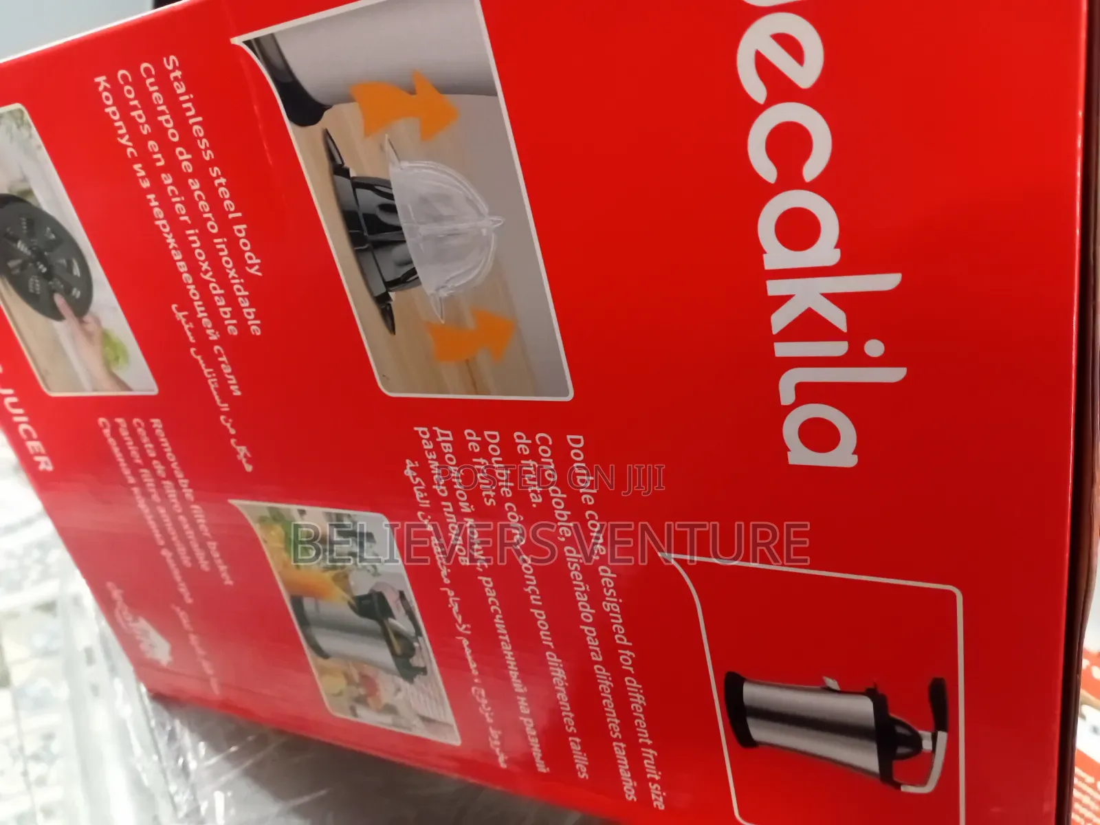 Double Cone Decakila Fruit Juicer 160w Fruit Juicer