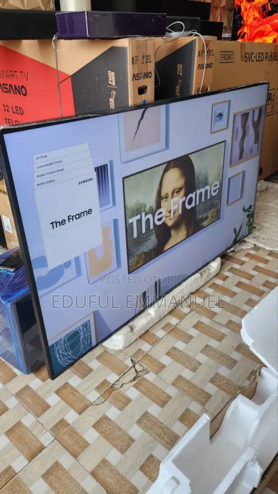 Samsung 65" Frame Qled Ls03b Art Mode Uhd Smart