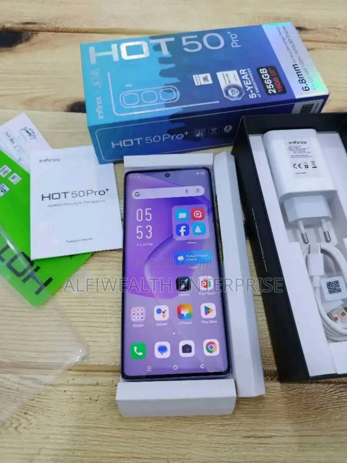 New Infinix Hot 50 Pro+ 4G 128 GB Blue