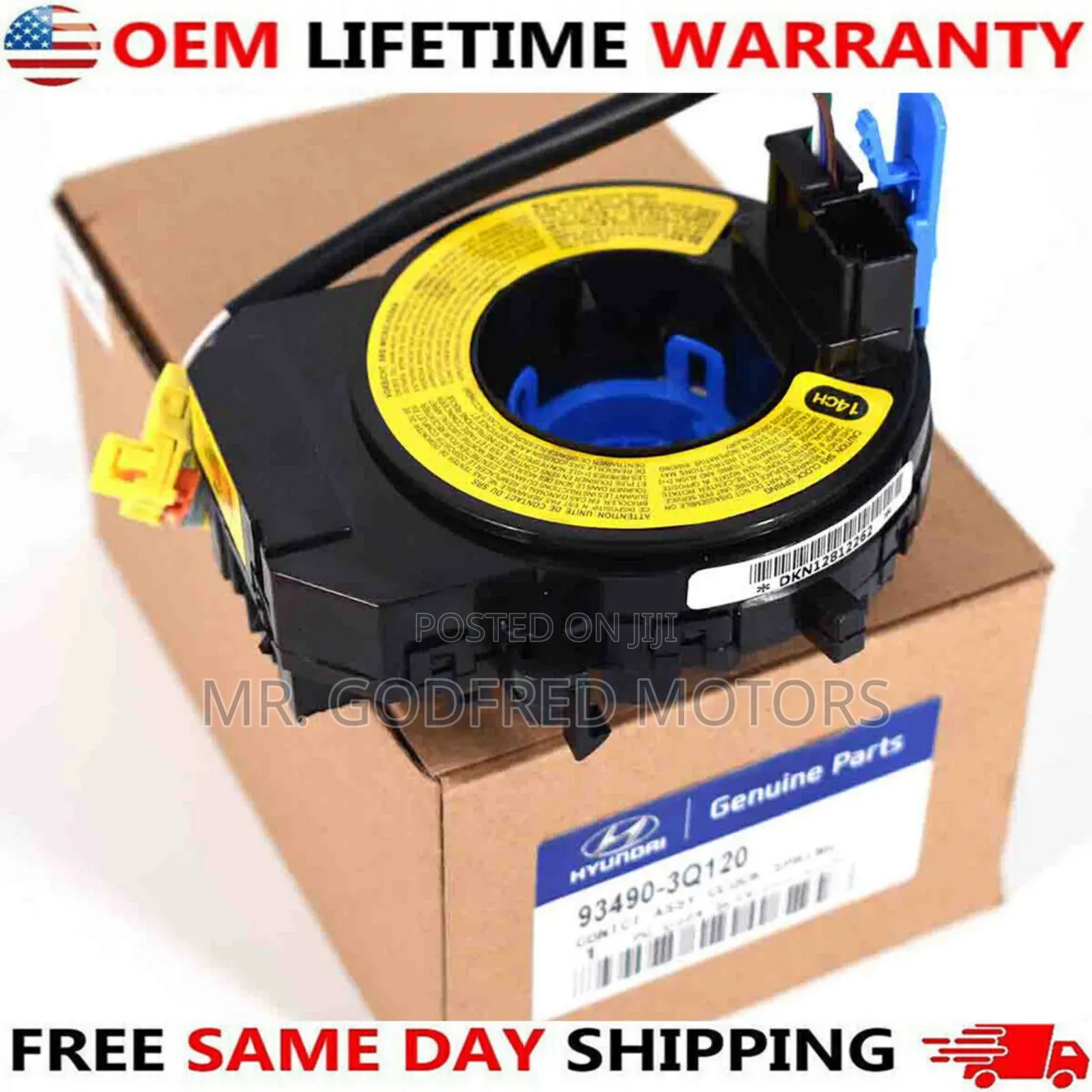 Hyundai Elantra 2011-15 Clock Spiral Cable. (Horn Plate).