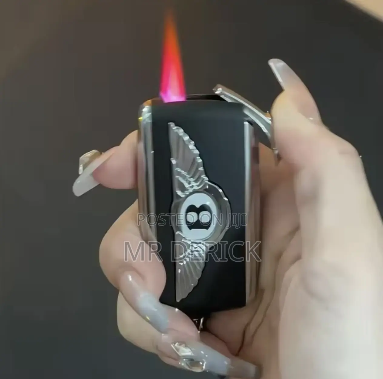 Bentley Car Key Shape Model Windproof Inflatable Gas Lighter