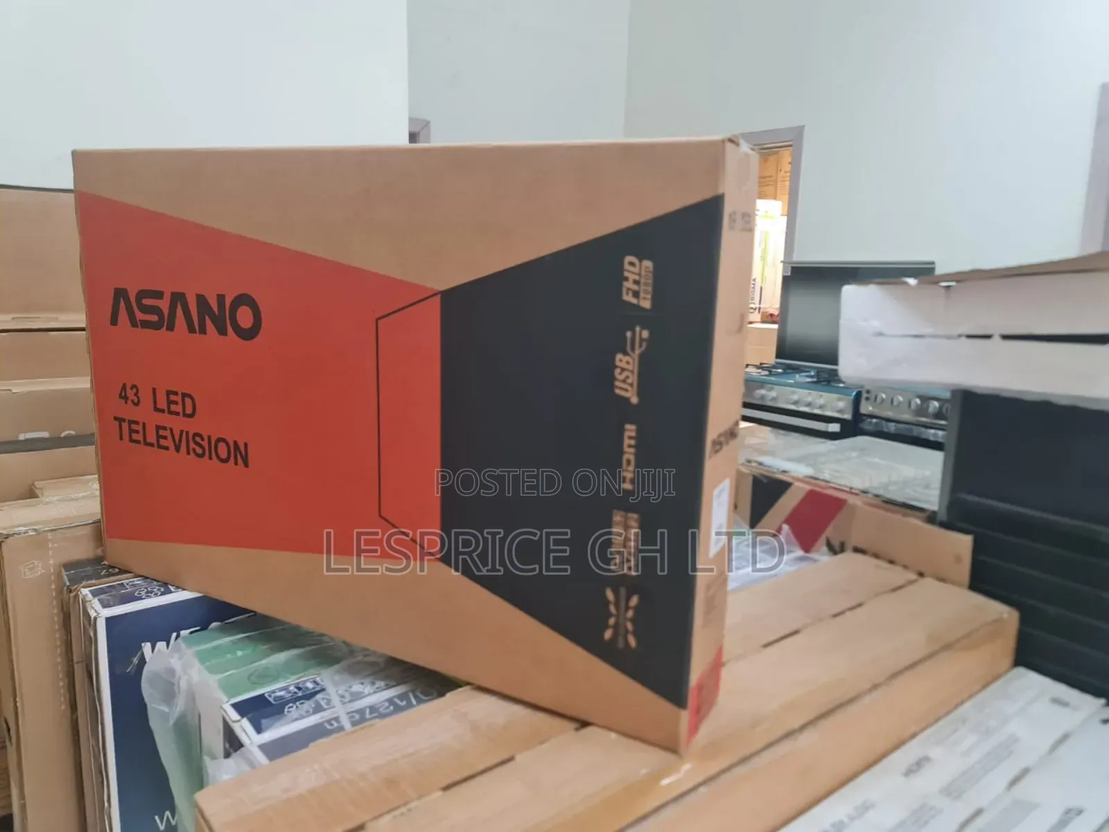 Asano 43" FHD Frameless Tv: Clear View!