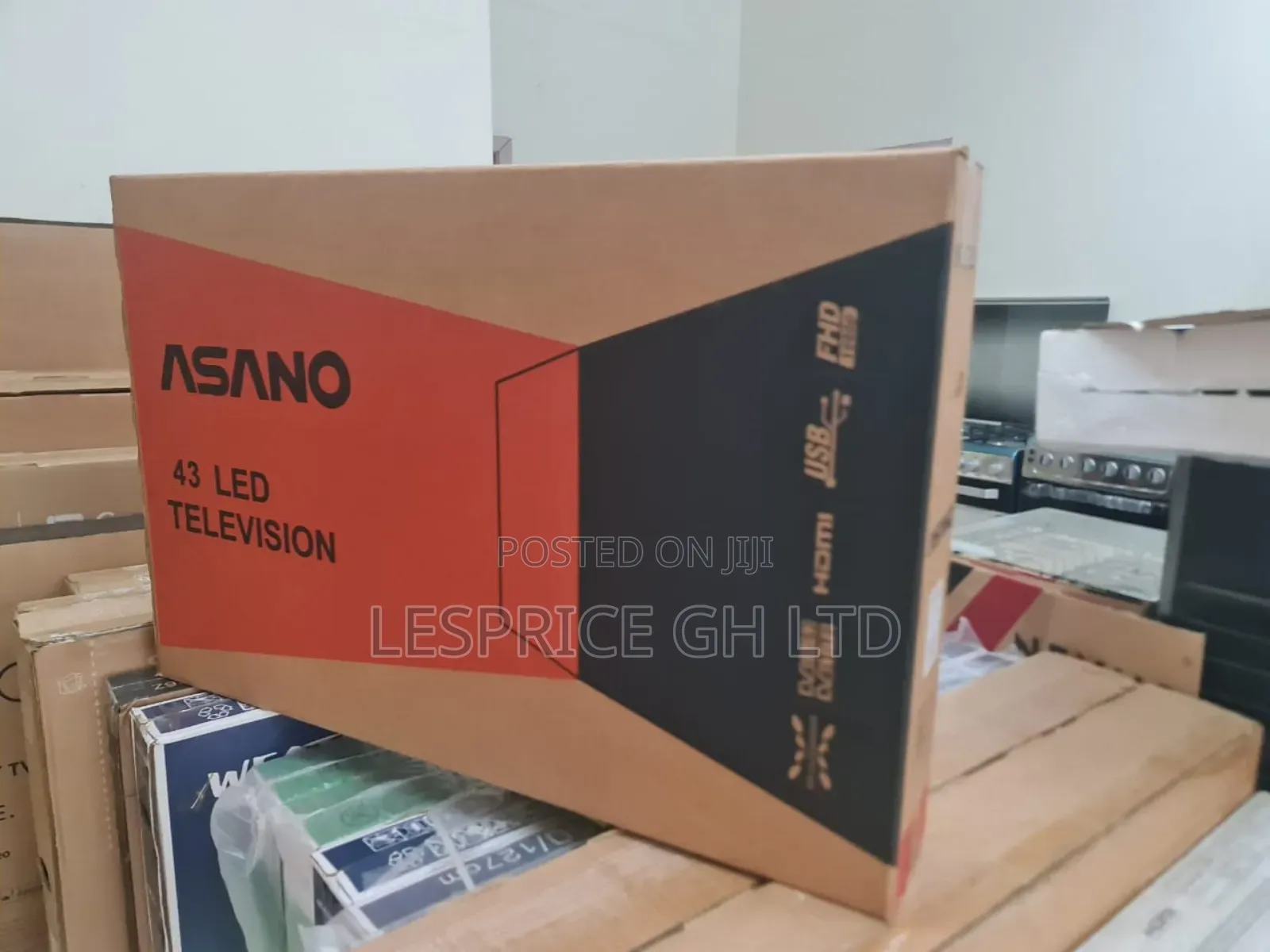 Asano 43" FHD Frameless Tv: Clear View!