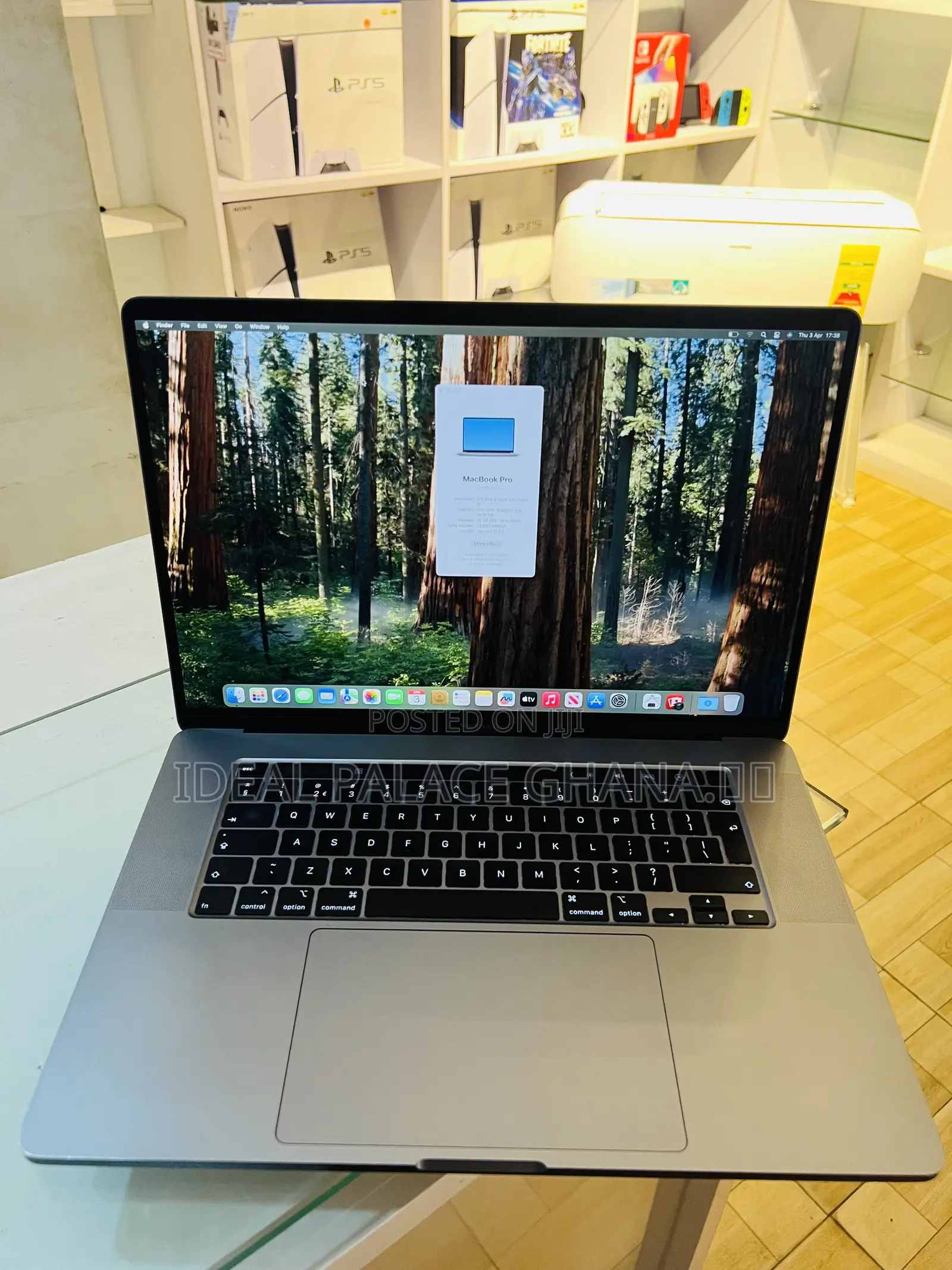 Laptop Apple MacBook Pro 2019 16GB Intel Core I7 SSD 512GB