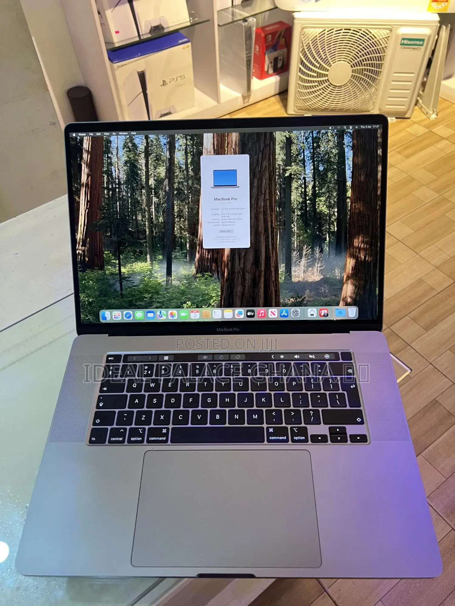 Laptop Apple MacBook Pro 2019 16GB Intel Core I7 SSD 512GB