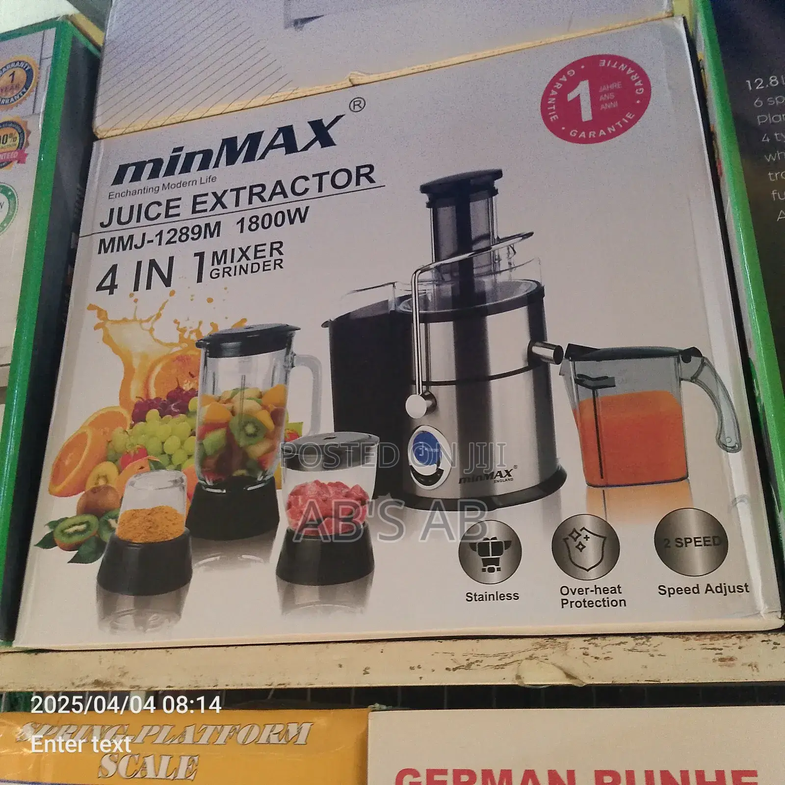 Minmax 4 in 1 and Mixdor 2 in 1 Blender