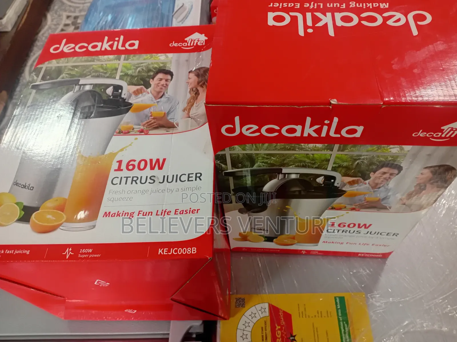 One Touch Decakila Fast Juicing 160w Citrus Juicer