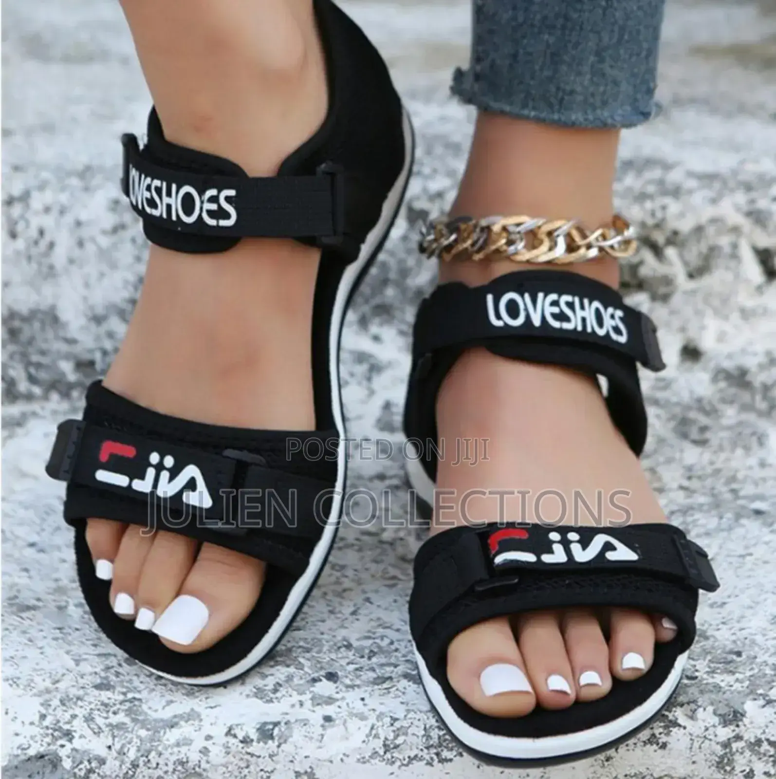 Fila Sandals Black and Ash