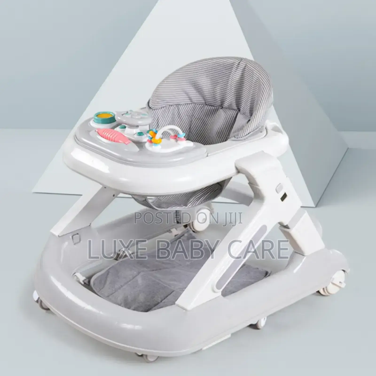 Baby Walker, Foldable Baby Push Walker With Adjustable Hight