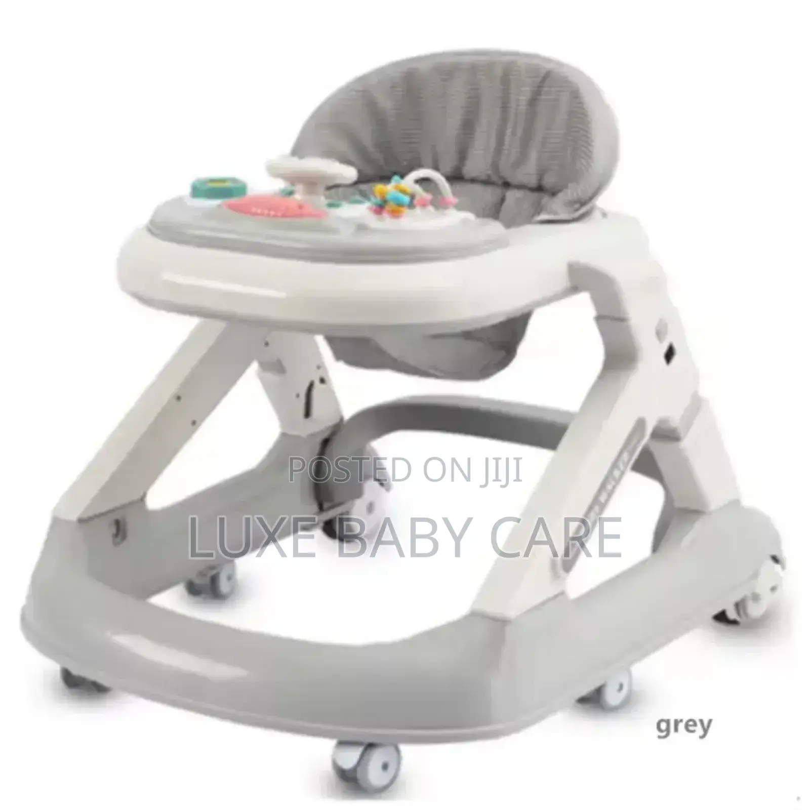 Baby Walker, Foldable Baby Push Walker With Adjustable Hight