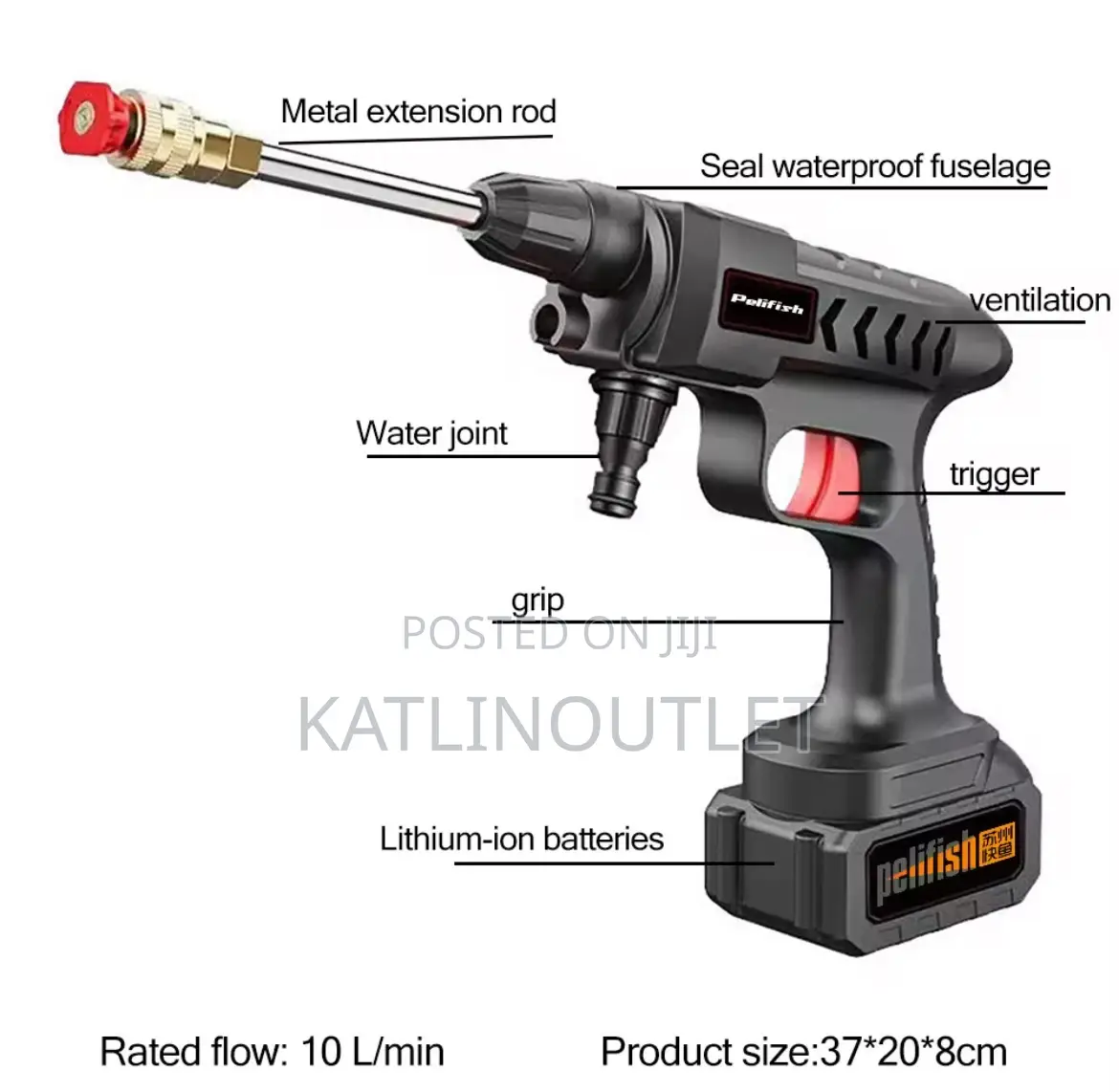 Cordless Portable Car Pressure Gun