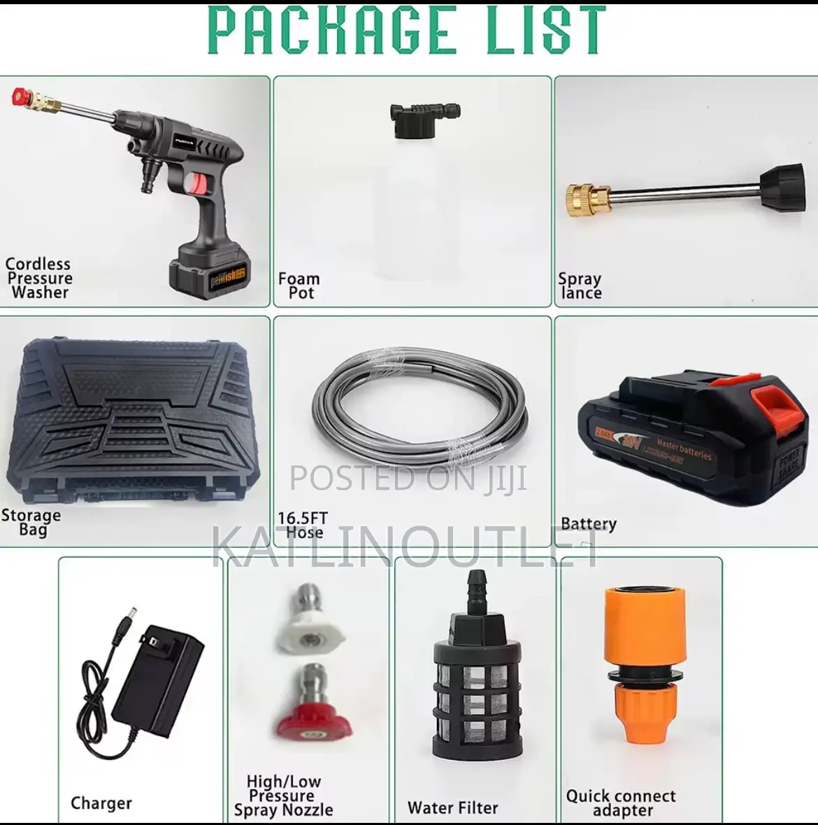 Cordless Portable Car Pressure Gun