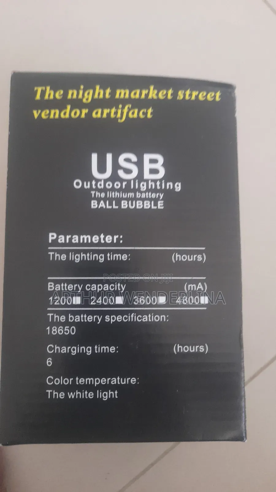 Usb Rechargeable Light Bulb
