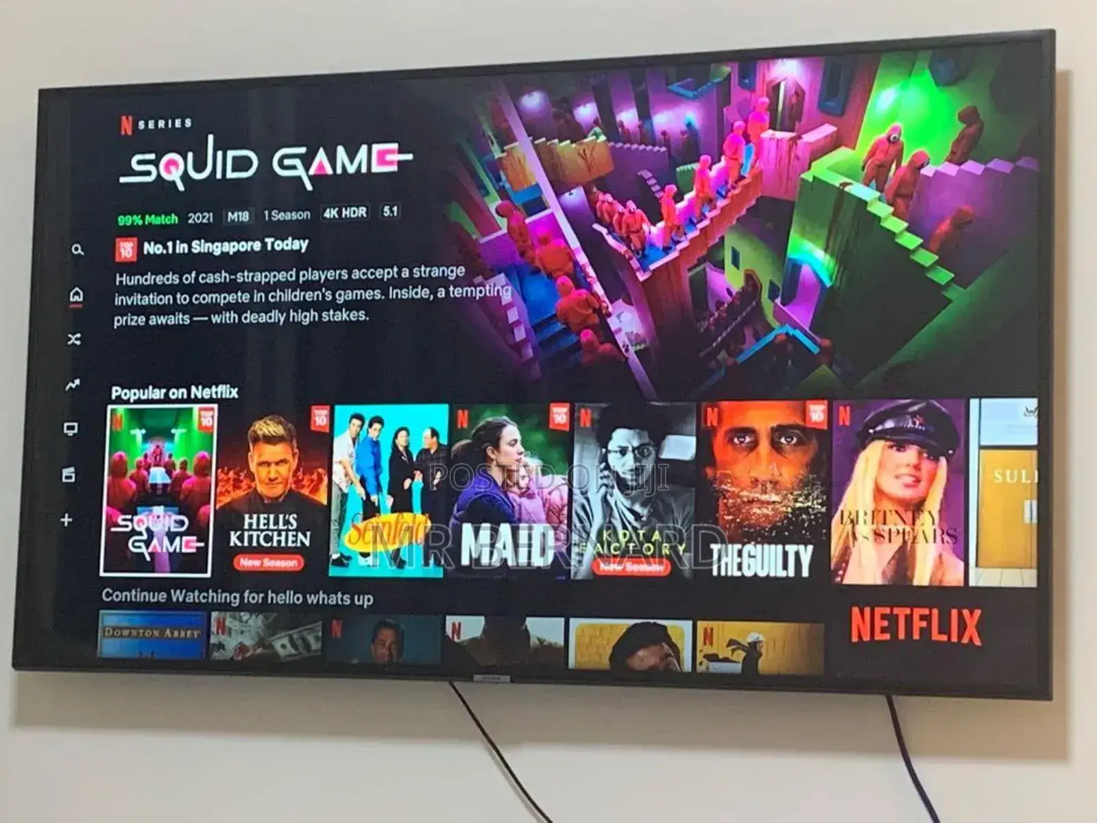 Samsung 50inches Series 7 Airplay Bluetooth Apple Tv