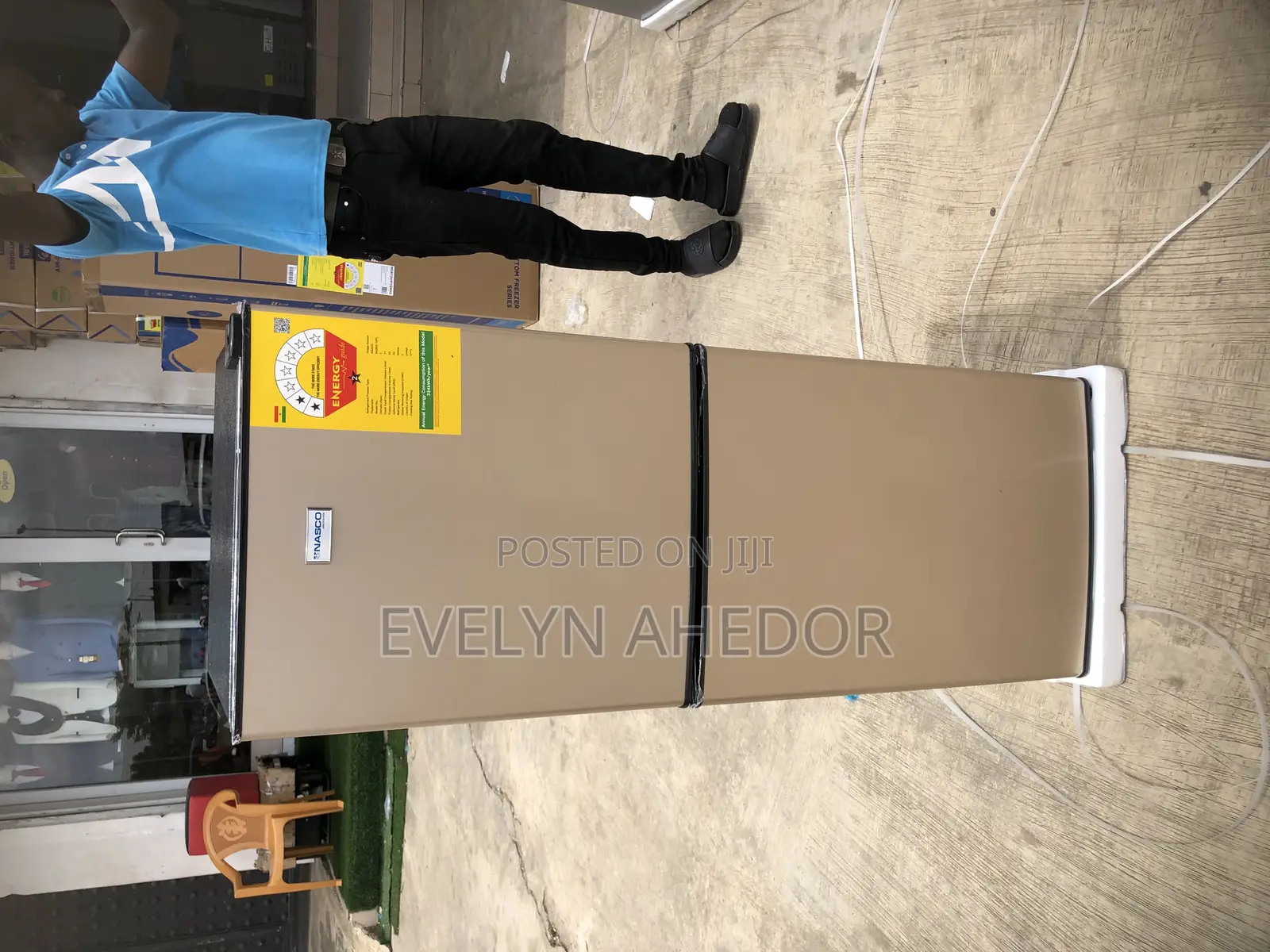 Brand New Nasco Bottom Freezer With Double Door 136 Liters