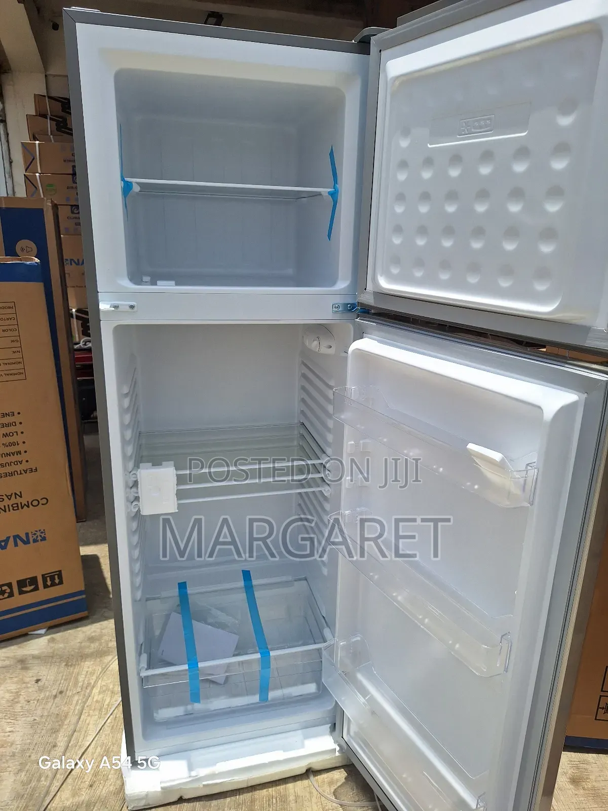 GBB Nasco Double Door Fridge Top Freezer