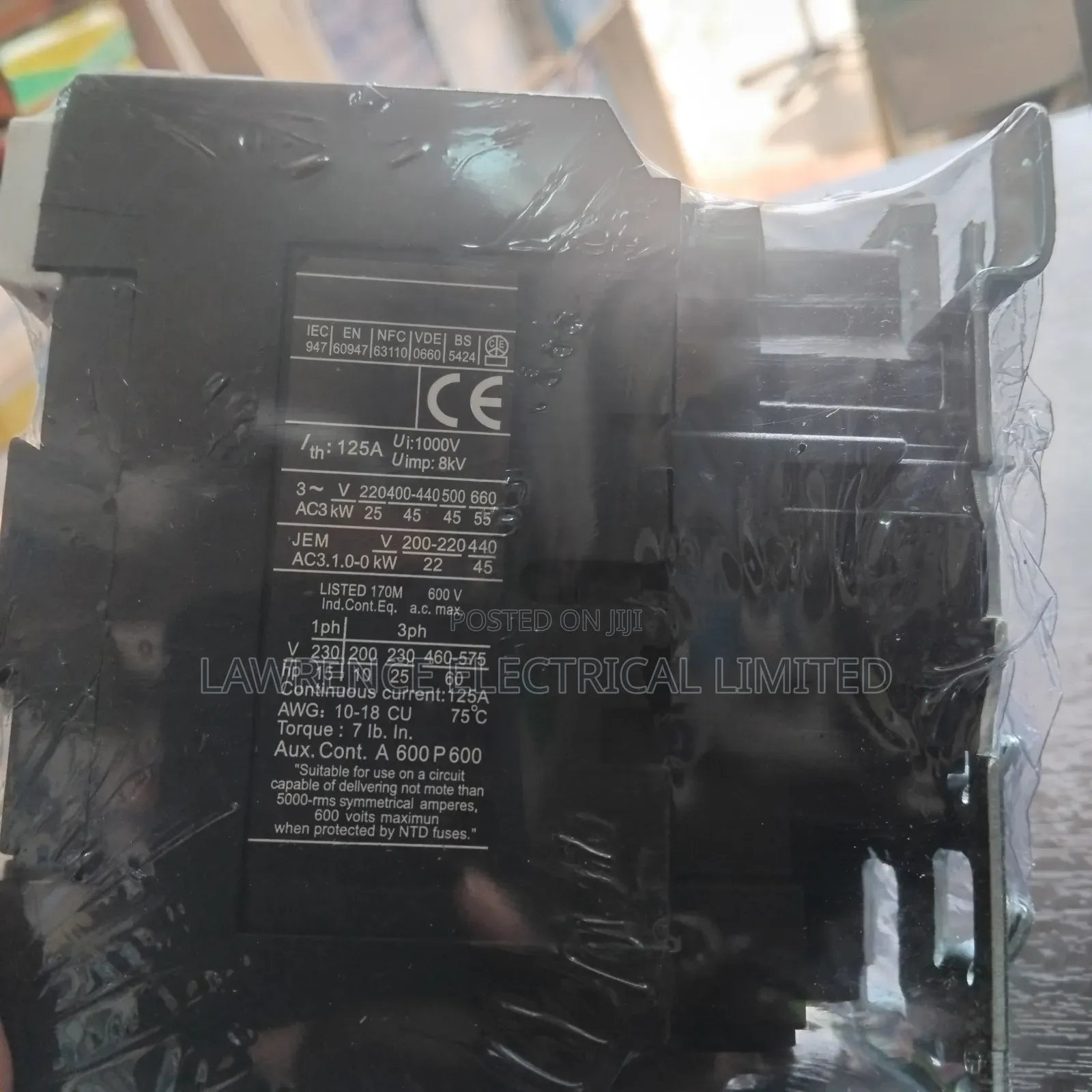 125am Contactor Telemecanique