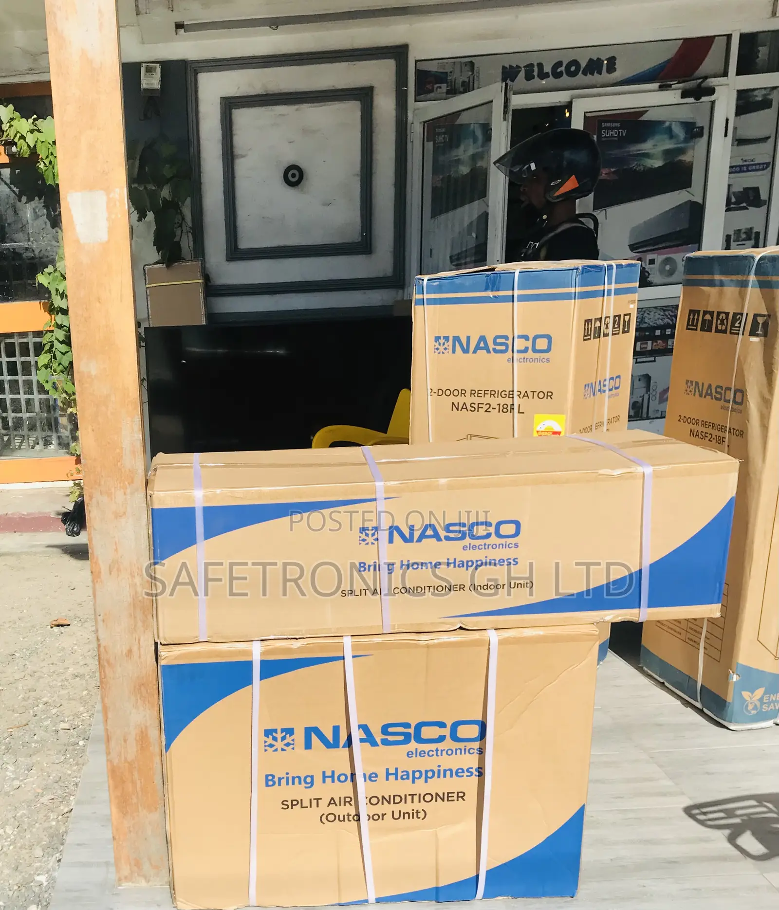 Anti Rust White R410a 1.5 Horsepower Split Nasco Ac