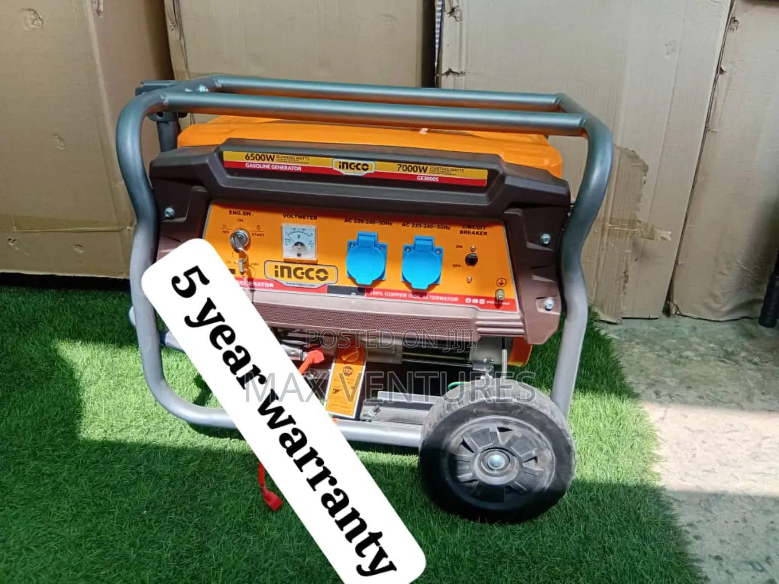 Prime 7kva Ingco Petrol Generator Easy Start 7kva 7000watts