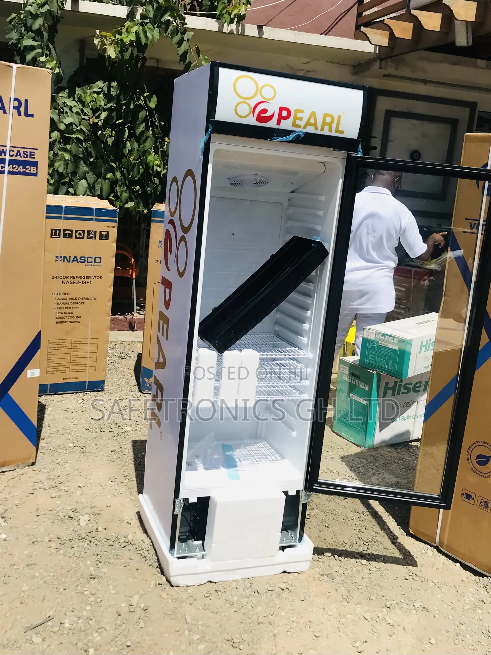 Enjoyable Pearl Singledoor Display 300l PVC-316 Fridge