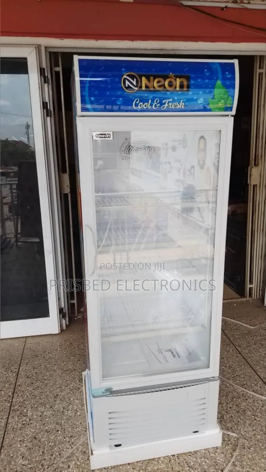Neon Durable Showcase/Display Fridge 300 Litres
