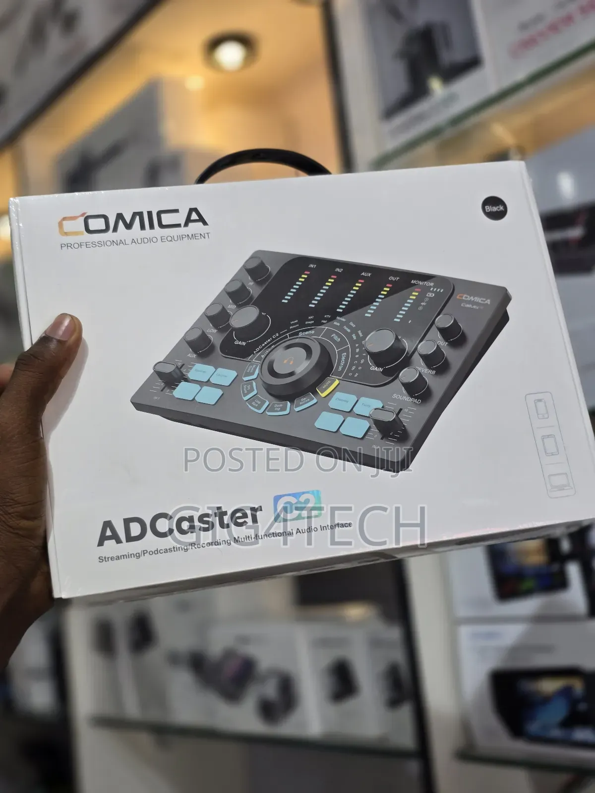 Comica Adcaster C2 Soundcard Live Streaming Podcast