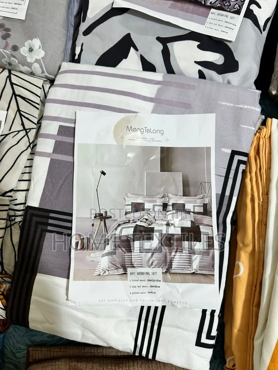 Fresh From Factory Bedsheets 2 Bedsheets, 4 Pillowcases