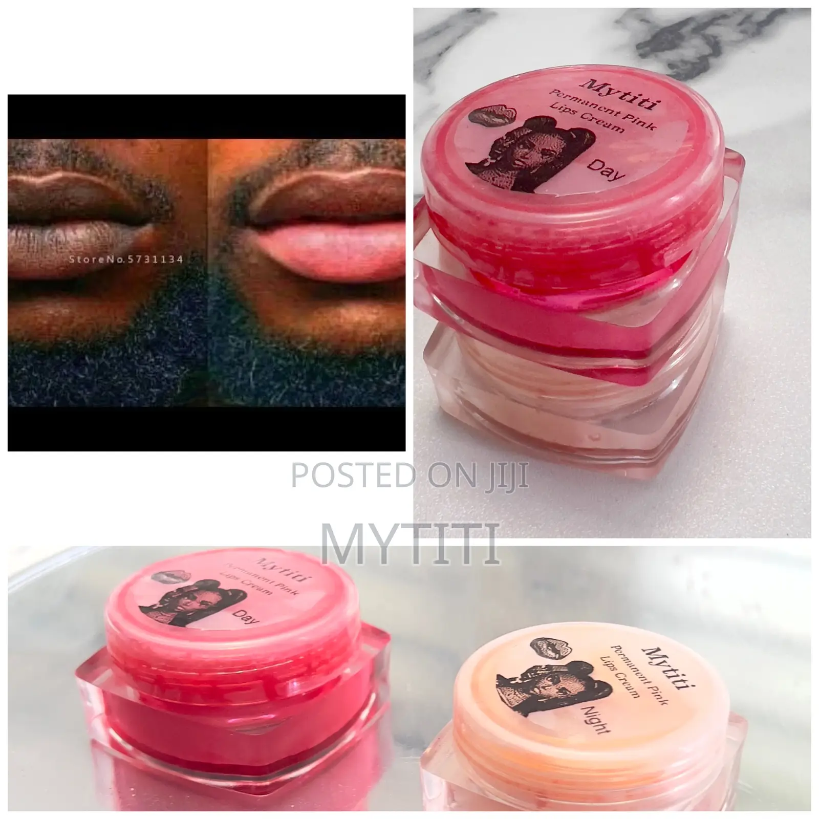 Rich Pink Lip Cream ( Day and Night
