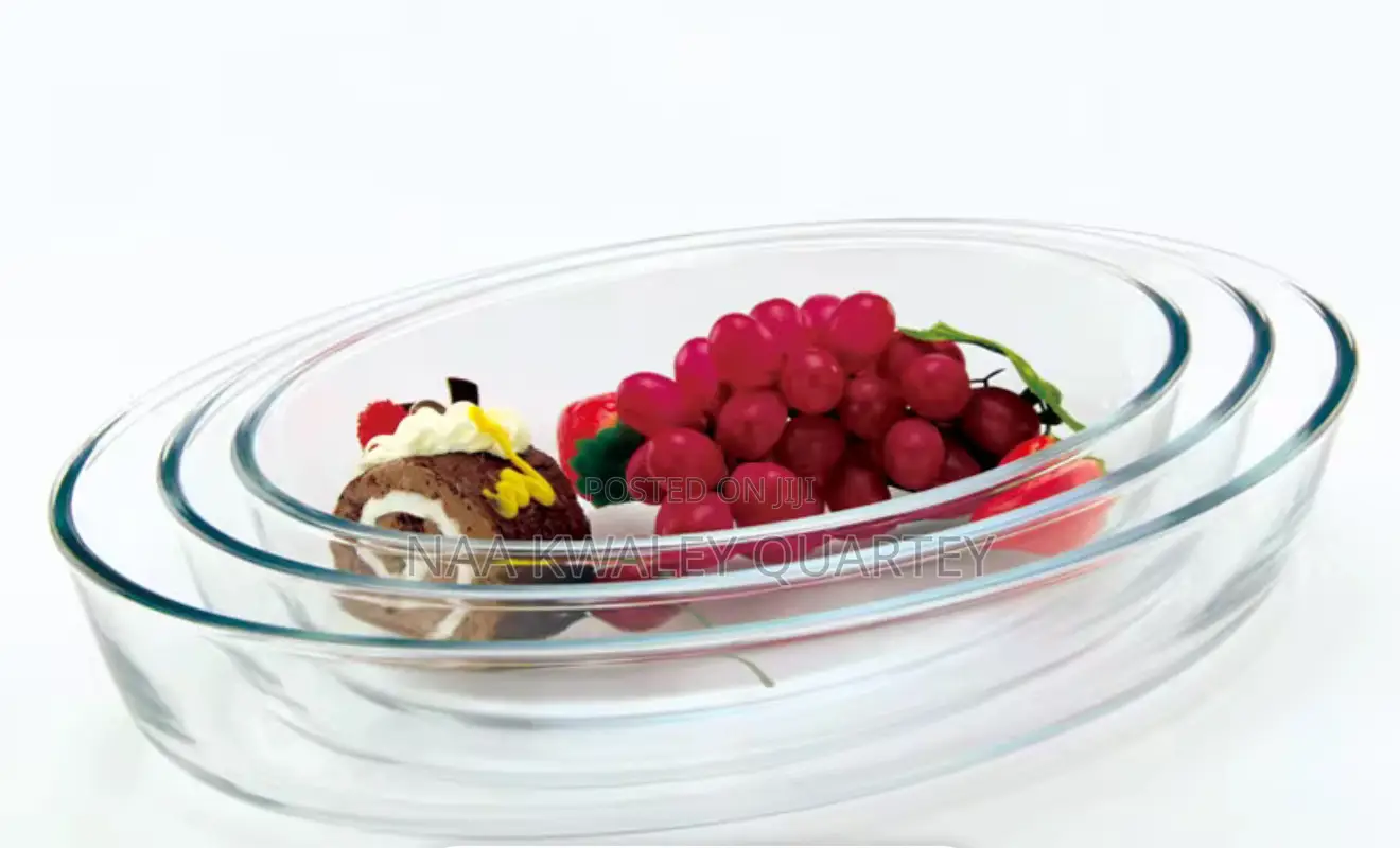 3pcs Borosilicate Glass Bowls